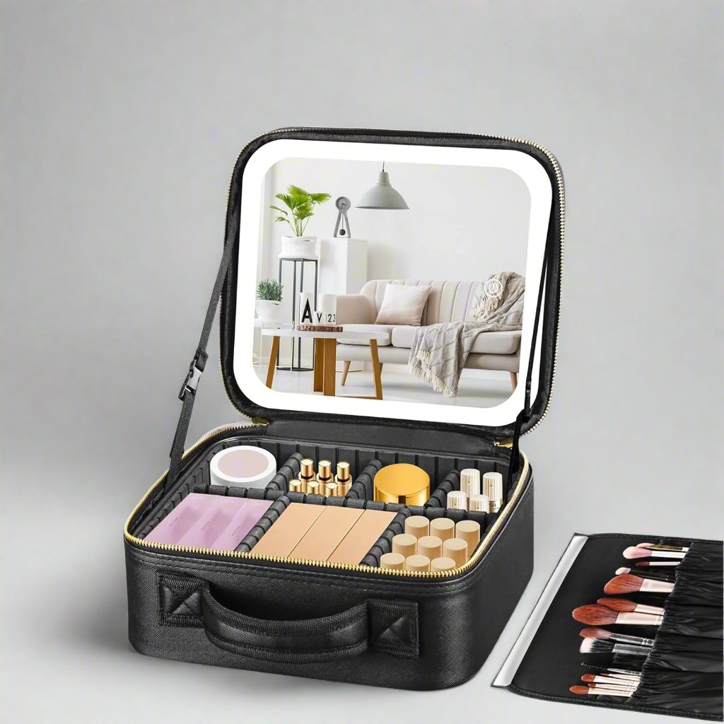 Luma | All-in-One Beauty Bag with LED Mirror