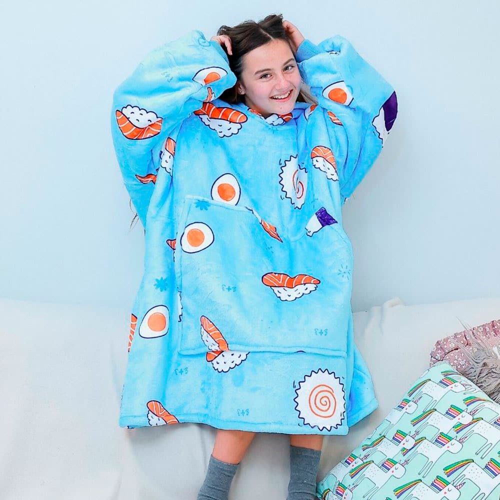 Hooded blanket Sushi