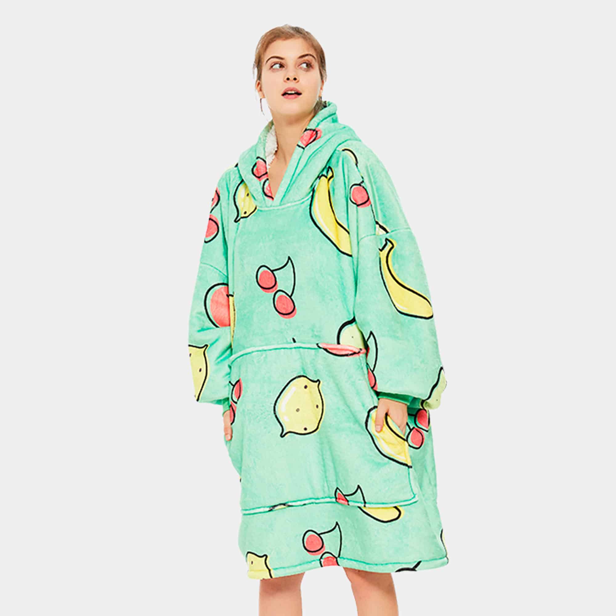 Hooded blanket Fruit